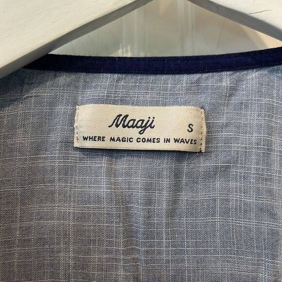 Maaji Peony Karisa Crop Top cropped rap shirt with angel sleeves size small - Picture 5 of 9